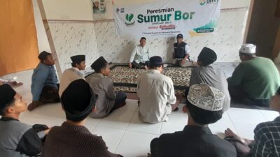 Dari Qurban Manfaat Ganda Mengalir Air, Sumur Bor ke-304 BMH Hadir di Lamongan